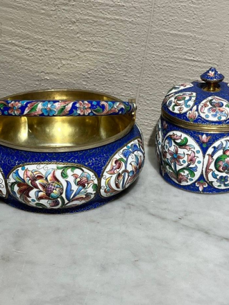 Комплект сахарница и конфетница