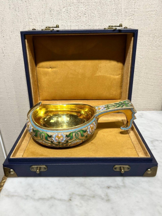 Ковш, фабрика И. Салтыкова, 22,5 см, 449 грамм